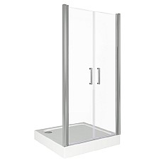 Душевая дверь в нишу Good Door Fantasy SD-90-C-CH 90 профиль Хром стекло прозрачное
