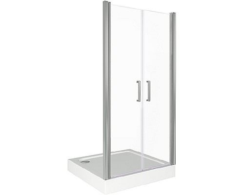 Душевая дверь в нишу Good Door Fantasy SD-90-C-CH 90 профиль Хром стекло прозрачное