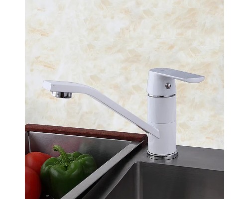 Смеситель для кухни Frap H31 Белый