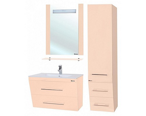 Зеркало Bellezza Берта 90 4610715050076 с подсветкой Бежевое