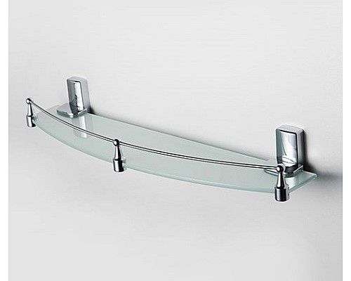 Полка стеклянная WasserKRAFT K-5044 с бортиком