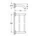 Полотенцедержатель Grohe Essentials Authentic двойной Хром