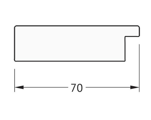 Зеркало Evoform Definite 96х76 BY 3276 в багетной раме - Соты титан 70 мм