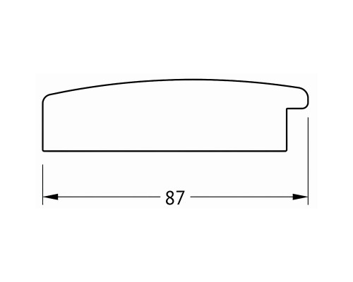Зеркало Evoform Exclusive Floor 201х111 BY 6156 с фацетом в багетной раме - Травленое золото 87 мм
