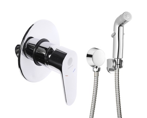 Гигиенический душ со смесителем Orange Otto M22-455cr Хром глянцевый