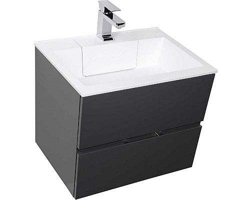 Тумба под раковину Aquanet Алвита 70 183992 подвесная Серый антрацит