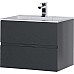 Тумба под раковину Aquanet Алвита 70 183992 подвесная Серый антрацит