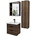 Тумба под раковину Grossman Форта 70 1070032 подвесная Темный дуб галифакс
