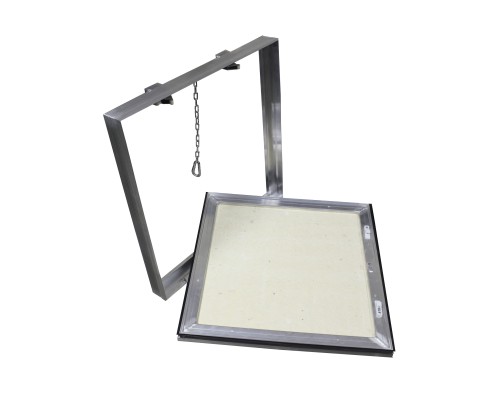 Люк под плитку Люкер Д 60/40 (в/ш) ревизионный, размер дверцы 59,3/39,3