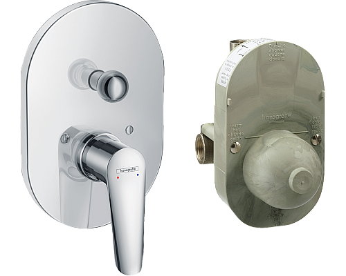 Смеситель для ванны Hansgrohe Logis E однорычажный хром 71408000