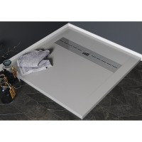 Душевой поддон из искусственного камня Aquanet Delight 90x90 Серый