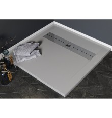 Душевой поддон из искусственного камня Aquanet Delight 90x90 Серый
