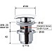 Донный клапан Remer 905SCC2114 click-clack Хром