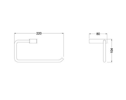 Держатель для бумажных полотенец Schein Swing 325E Хром