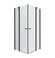 Душевое ограждение NEW TRENDY NEW SOLEO BLACK 2D 100x120x195 (черный)