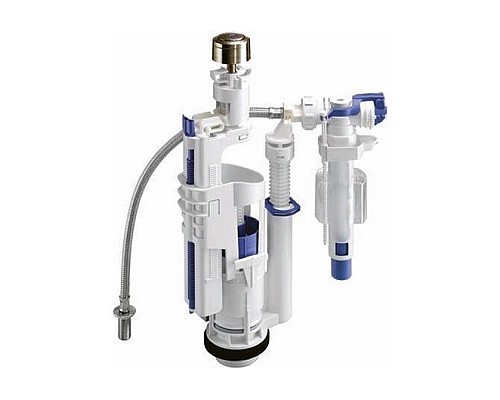 Механизм смыва для низкого бачка Kerasan 751393 бронза