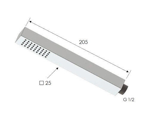 Ручной душ Remer 317SDX Хром