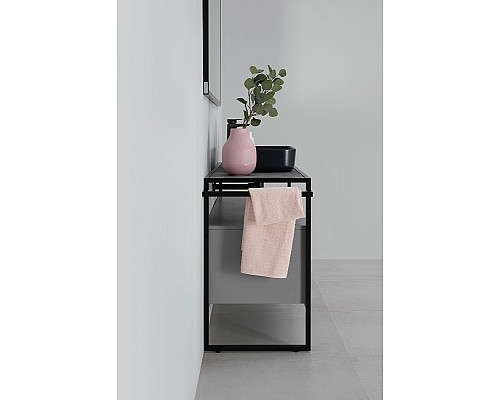 Полотенцедержатель для тумбы Allen Brau Priority 1.31007.BB Черный браш