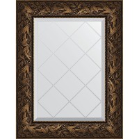 Зеркало Evoform Exclusive-G 76х59 BY 4029 с гравировкой в багетной раме - Византия бронза 99 мм