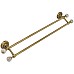 Полотенцедержатель Migliore Amerida 16569 двойной Бронза с кристаллами Swarovski