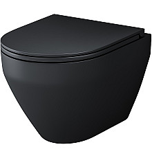 Унитаз AM.PM Spirit V2.0 C701700MBSC подвесной Черный матовый с сиденьем микролифт