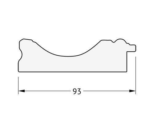 Зеркало Evoform Exclusive-G 122х97 BY 4368 с гравировкой в багетной раме - Серебряный акведук 93 мм