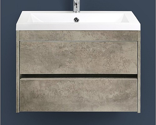 Тумба под раковину Art&Max Family-750-2C-SO-CV подвесная Цемент