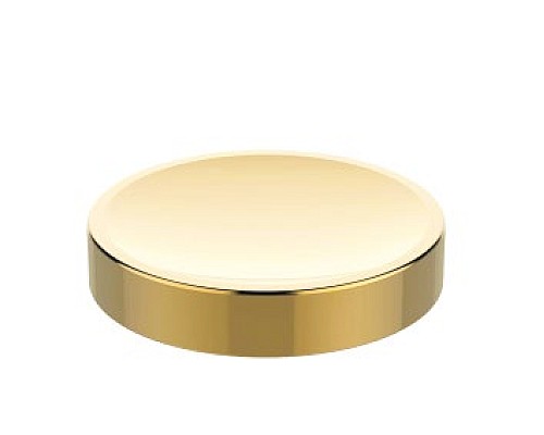 Мыльница настольная круглая золото