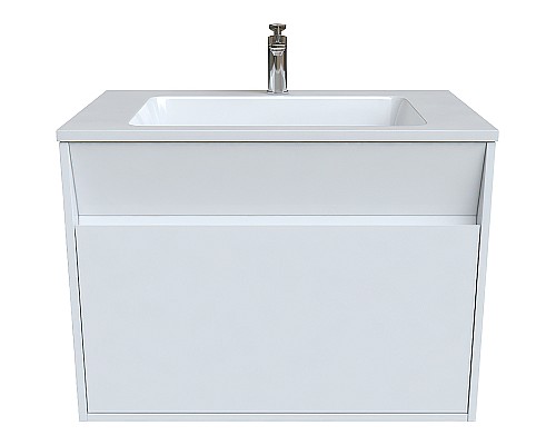 Тумба с раковиной Iddis Esper 80 ESP80W0i95K подвесная Белая