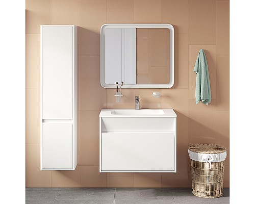 Тумба с раковиной Iddis Esper 80 ESP80W0i95K подвесная Белая