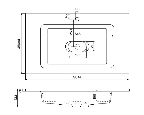 Тумба с раковиной Iddis Esper 80 ESP80W0i95K подвесная Белая