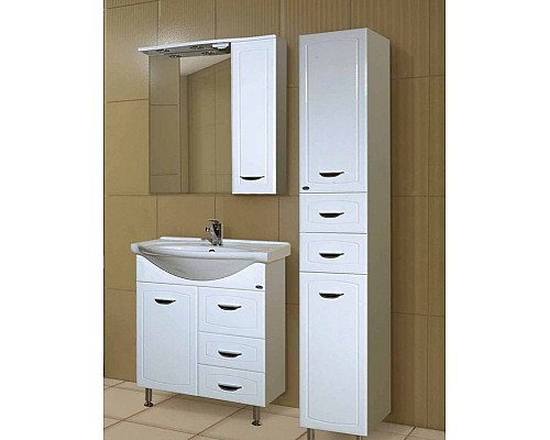 Шкаф пенал Bellezza Классик 30 4621902110015 Белый