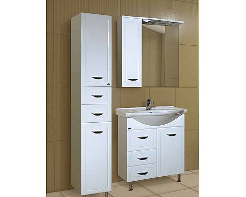 Шкаф пенал Bellezza Классик 30 4621902110015 Белый