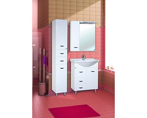 Шкаф пенал Bellezza Классик 30 4621902110015 Белый