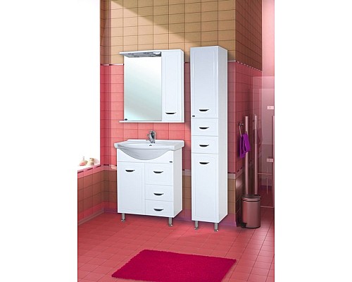 Шкаф пенал Bellezza Классик 30 4621902110015 Белый