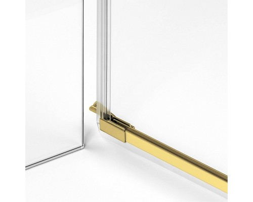 Душевое ограждение NEW TRENDY AVEXA GOLD BRUSHED 80x120x200 (брашированное золото)