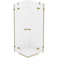 Душевое ограждение NEW TRENDY AVEXA GOLD BRUSHED 80x120x200 (брашированное золото)