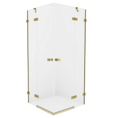 Душевое ограждение NEW TRENDY AVEXA GOLD BRUSHED 80x120x200 (брашированное золото)