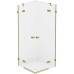 Душевое ограждение NEW TRENDY AVEXA GOLD BRUSHED 80x120x200 (брашированное золото)