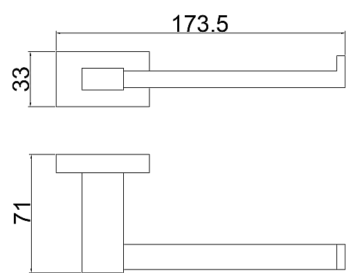 Держатель туалетной бумаги Belz B904 B90403-2 Вороненая сталь