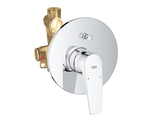 Смеситель для ванны Grohe со встроенным механизмом