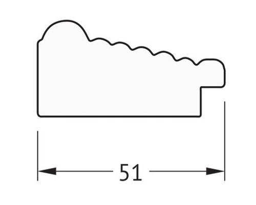 Зеркало Evoform Definite 49х39 BY 1346 в багетной раме - Сухой тростник 51 мм