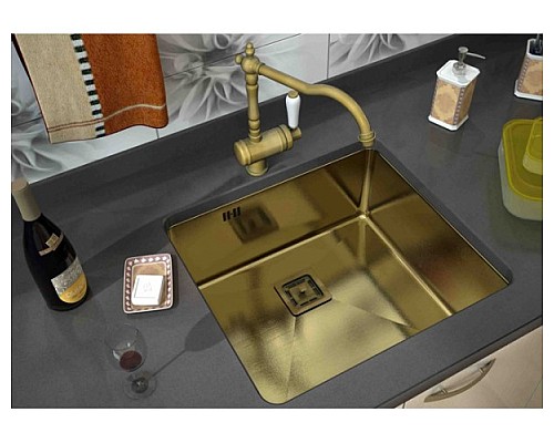 Мойка кухонная ZORG Inox PVD SZR-44 BRONZE Мойка кухонная ZORG Inox PVD SZR-44 BRONZE