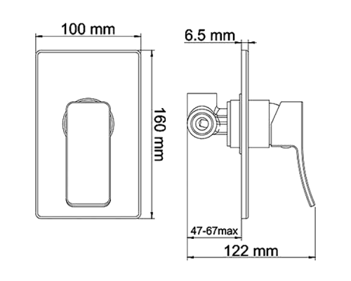Гигиенический душ со смесителем WasserKRAFT Aller A106157 Хром
