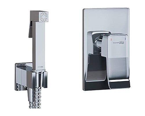 Гигиенический душ со смесителем WasserKRAFT Aller A106157 Хром