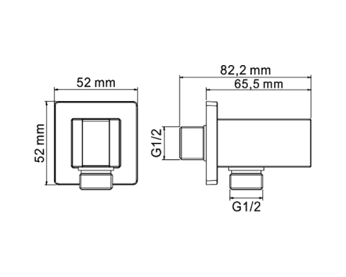 Гигиенический душ со смесителем WasserKRAFT Aller A106157 Хром