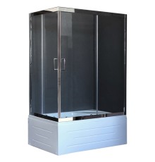 Душевой уголок Royal Bath BP 120х80 с поддоном Хром