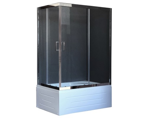 Душевой уголок Royal Bath BP 120х80 с поддоном Хром