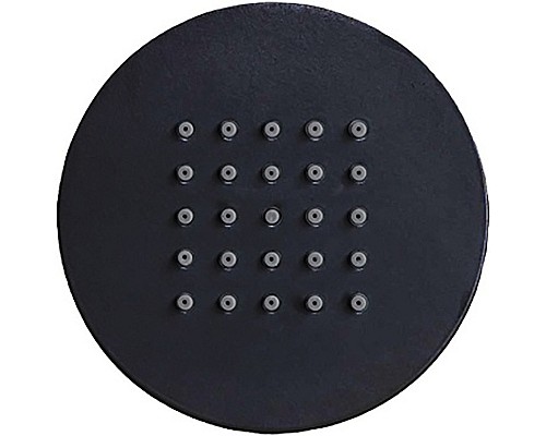 Боковая форсунка Bossini Tondo Flat I00175.073 Черная матовая