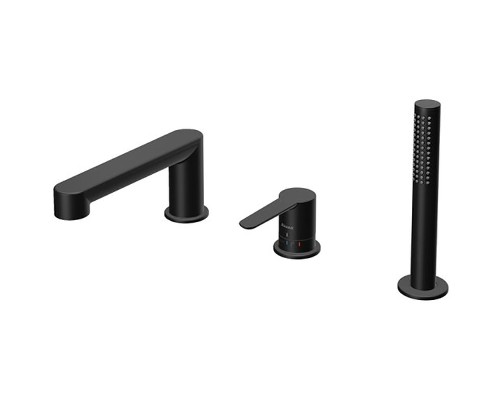 Смеситель на борт ванны Ravak Puri PU 026.20 X070186 Черный матовый